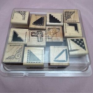 ✨ Stampin’ Up! Creative Corners Rubber Stamp Set (1999) ✨